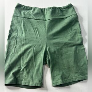 LuLaRoe Large Women's Green Bike Shorts